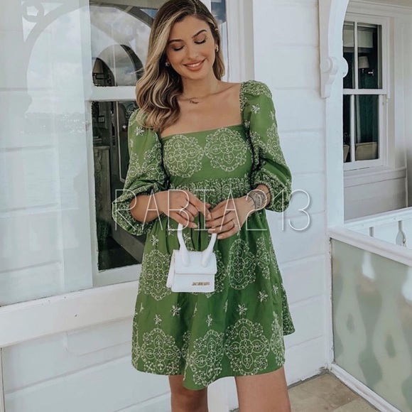 LAST 1🔥HOST PICK🔥ZARA OPENWORK EMBROIDERED DRESS - Picture 2 of 16